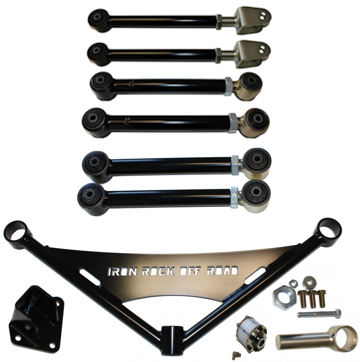 WJ Track Bar Drop Bracket Iron Rock Off Road